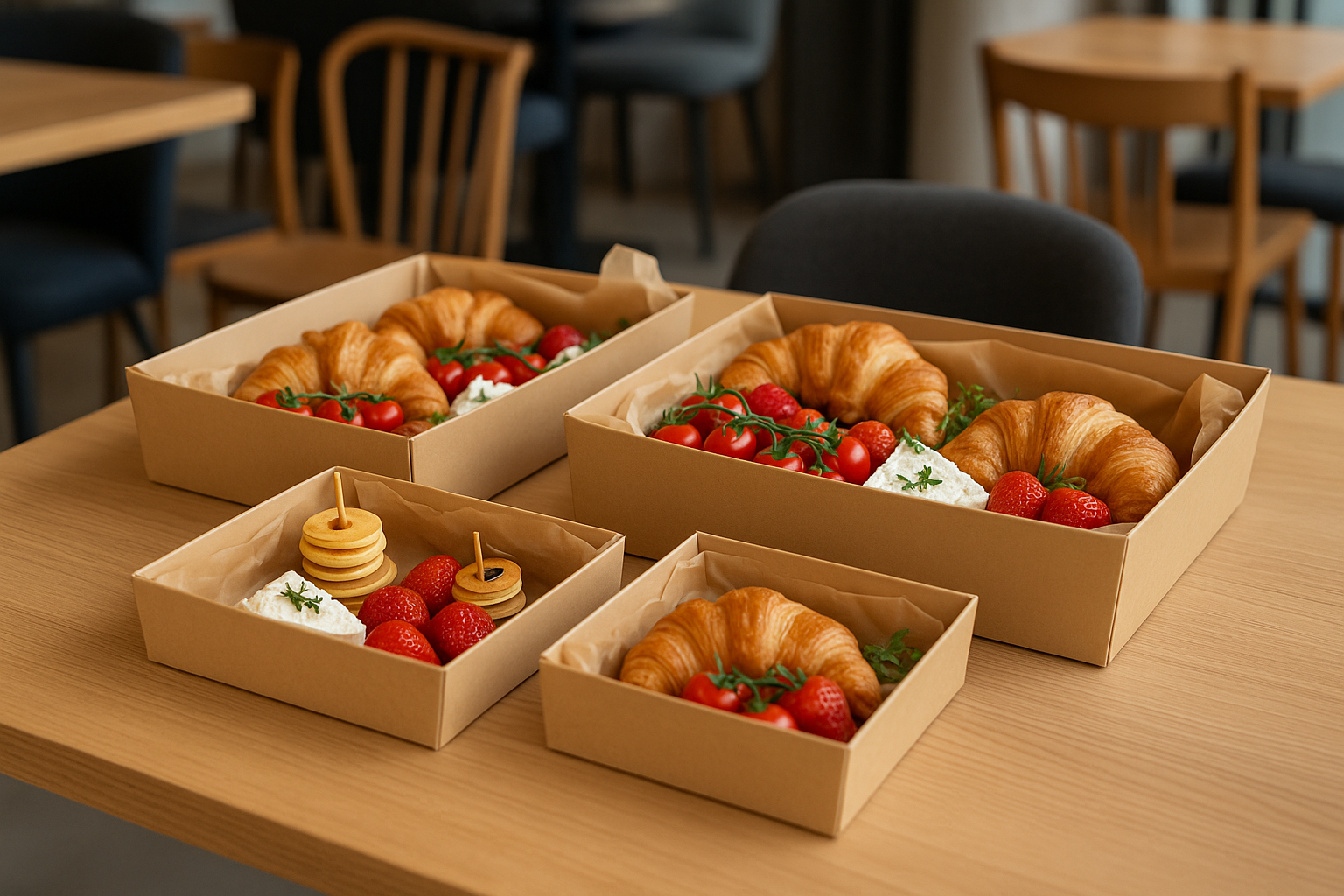 Kraft Catering Boxes & Trays – Eco-Friendly Food Packaging Australia ...