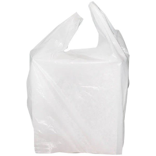 CN White Plastic Carry Bag Small 10kg