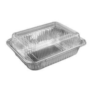 BK BK3900 Foil Tray Plastic Lids 100pcs - VS Packaging