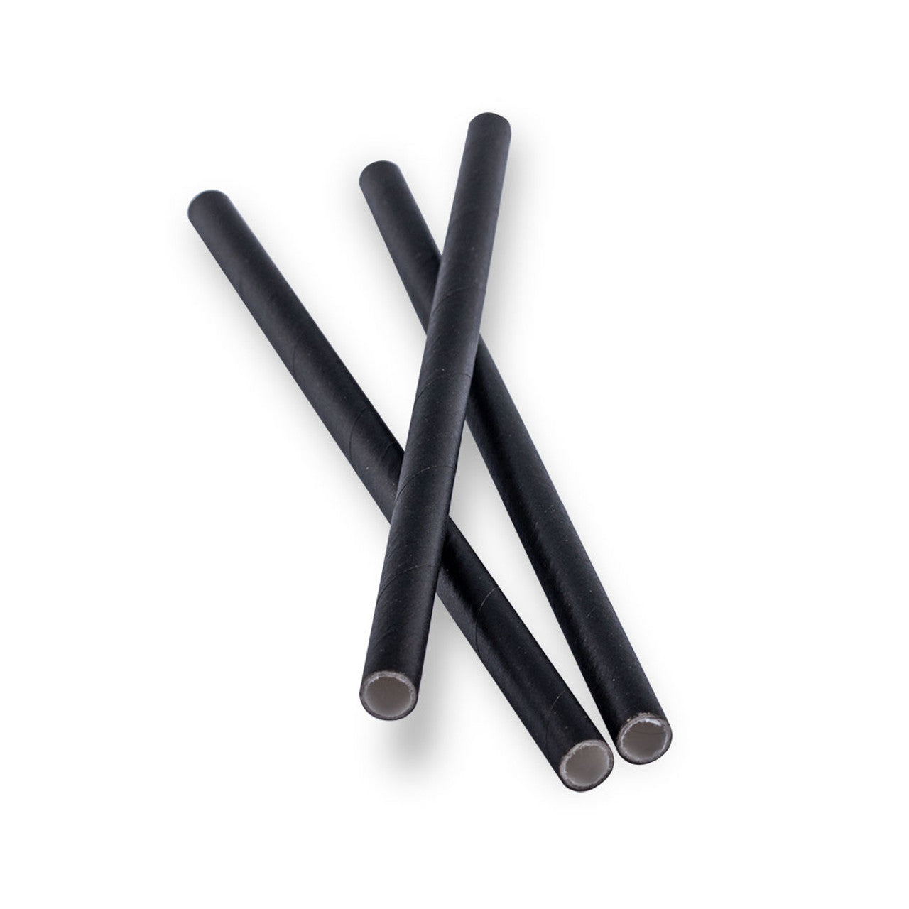 Cocktail Paper Straw Black - VS Packaging