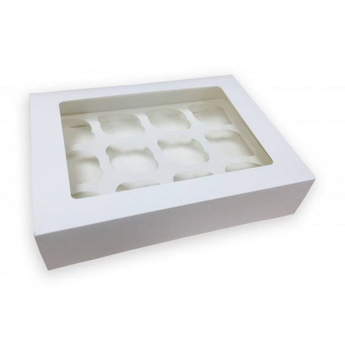 BK F1 Premium Cupcake Boxes Base 260*180*100mm with 12 Mini Holes insert 10pcs - VS Packaging