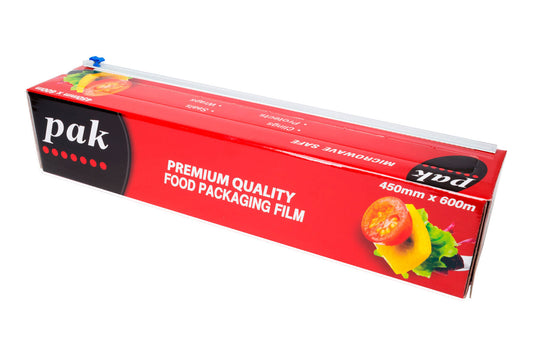 PAK Cling Wrap Roll – 45cm × 600M Heavy-Duty Catering Film