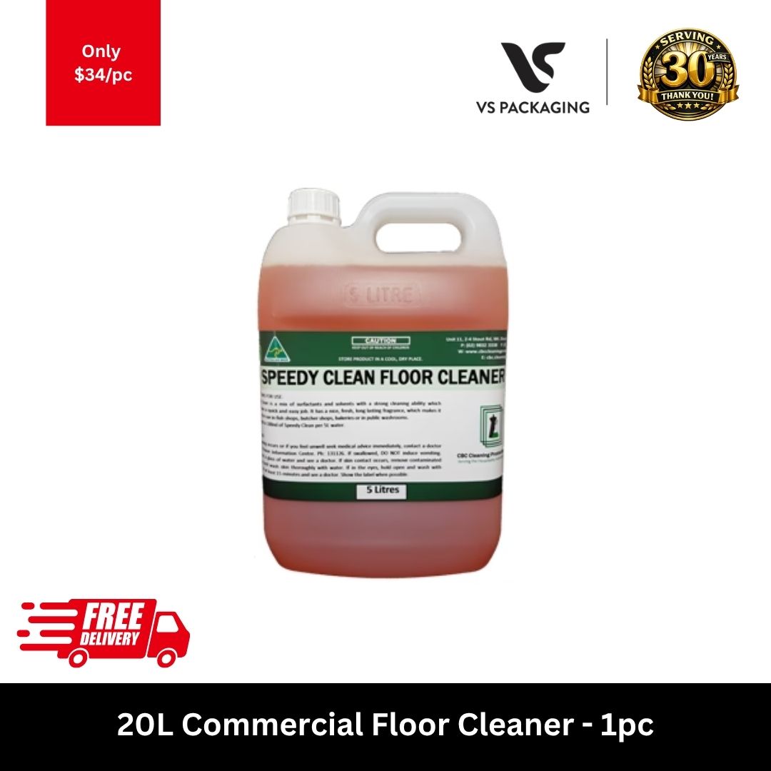 20L commercial floor cleaner orange hard floor detergent for offices hospitality and industrial cleaning