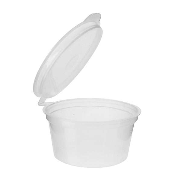 SC28 - 28ml Sauce Container with Hinged Lid - VS Packaging