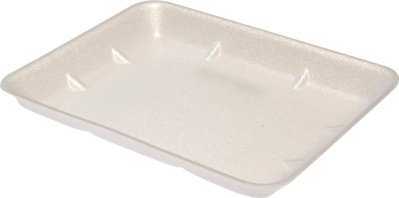 SW TRY87 White Foam Tray Deep 500pcs - VS Packaging