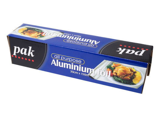 Pak Foil Wrap 30cm x 150M Heavy Duty Aluminium Foil Roll – Food Service Packaging Sydney