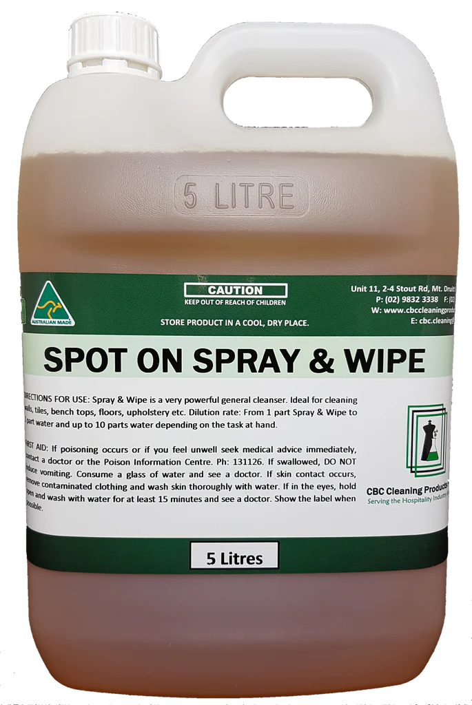 Bingo 5L Spray & Wipe 4pcs - VS Packaging