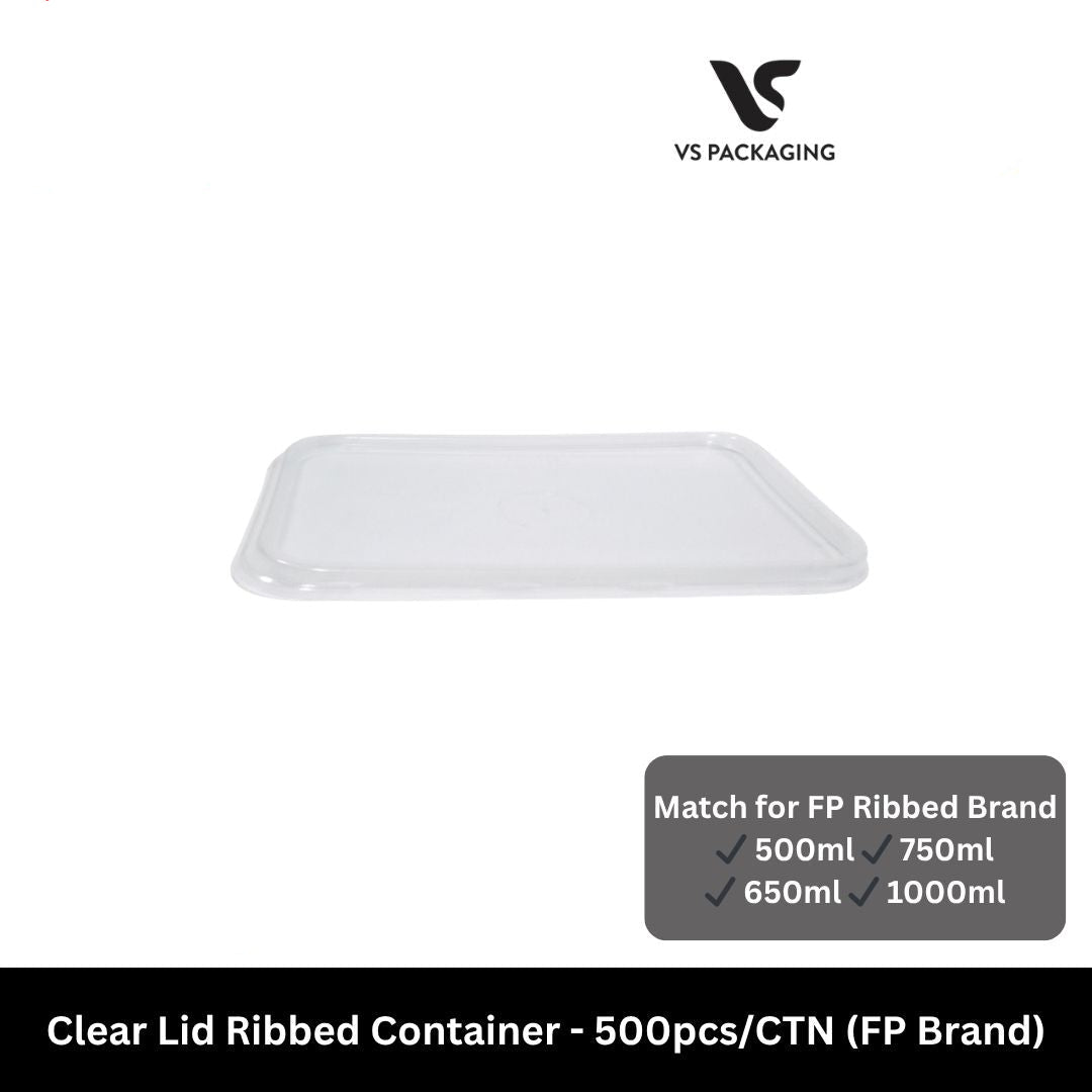 clear lid ribbed freezer grade rectangular container bulk 500pcs Australia meal prep takeaway food container lid