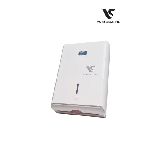 Interleaved Hand Towel Plastic Dispenser – Wall Mount VS Packaging