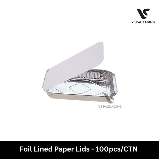 foil lined paper lids disposable catering tray lids food packaging 100pcs carton
