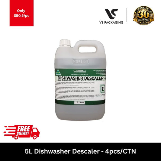 5L dishwasher descaler commercial machine cleaner for removing scale and mineral build-up in dishwashers