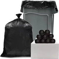 72-75L size 400+ Heavy Duty Garbage bag Black - VS Packaging
