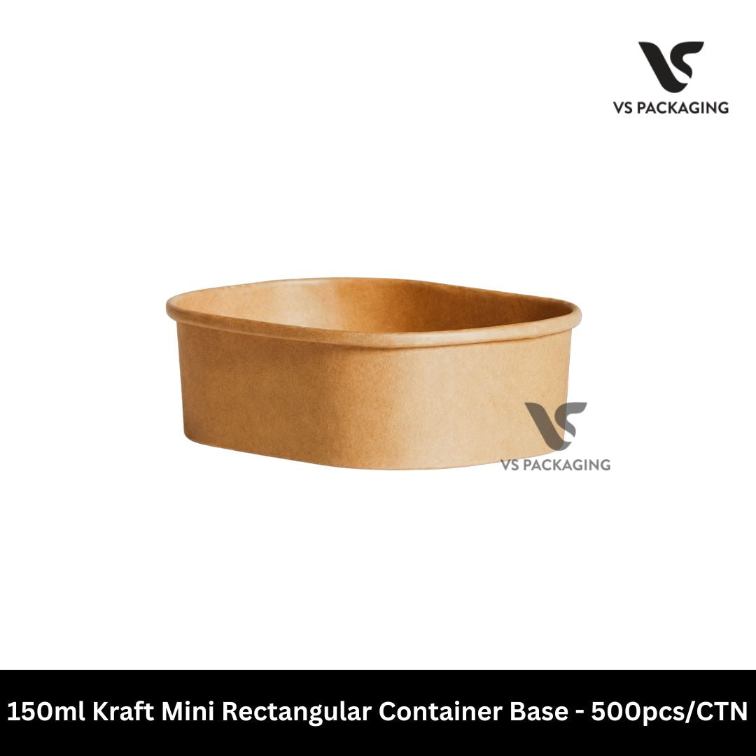Kraft mini rectangular container 