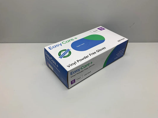 EasyCare Clear Vinyl Powder Free Gloves Small 1000pcs Carton – VS Packaging Australia