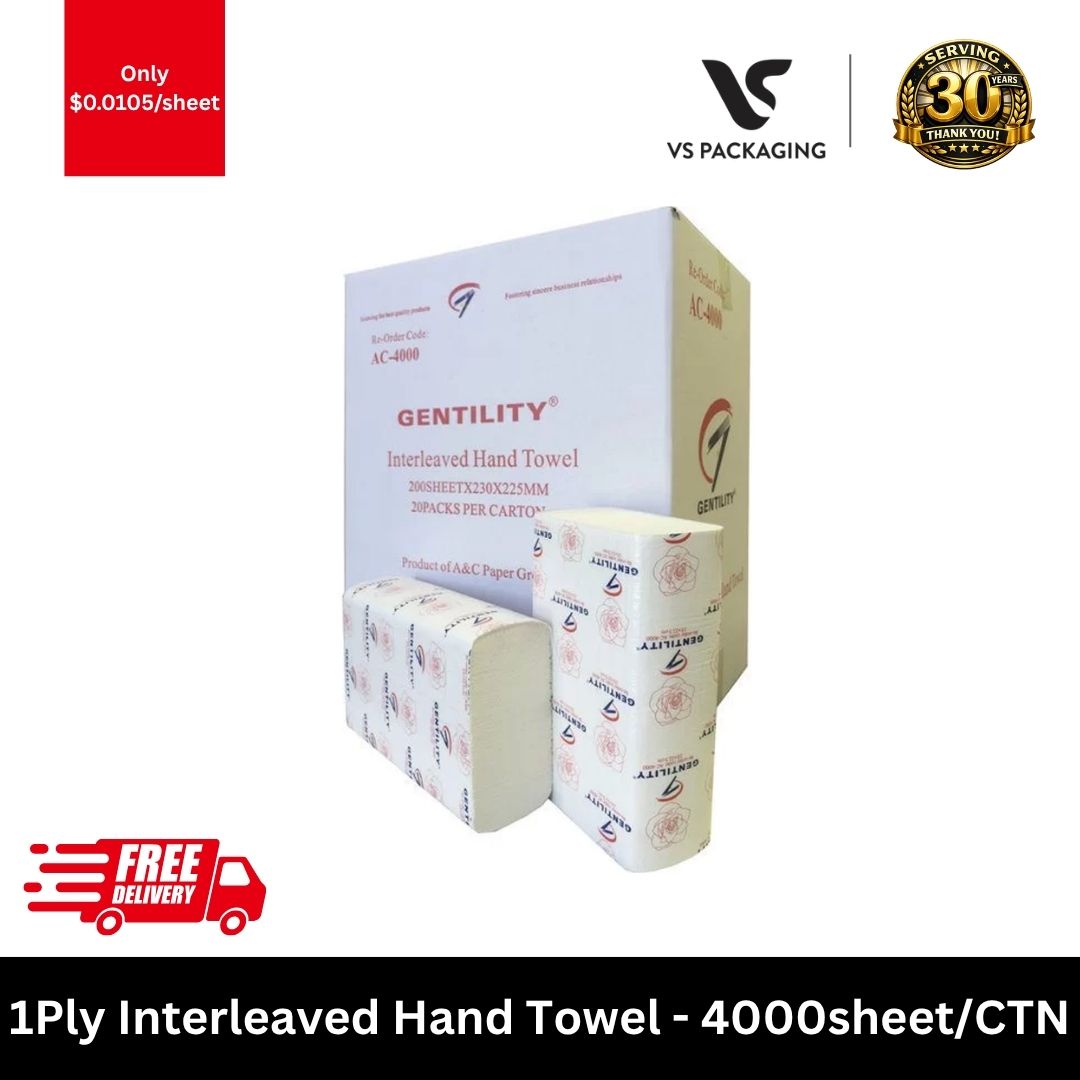 1 ply interleaved hand towels 4000 sheets paper towel dispenser compatible