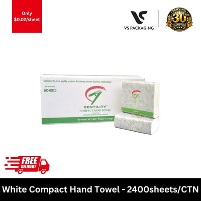 white compact interleaved hand towels TAD 2400 sheets paper towel dispenser compatible