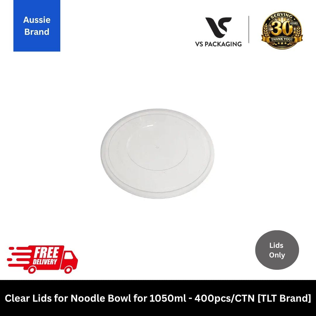 Clear lid for 1050ml noodle bowl takeaway soup container lid