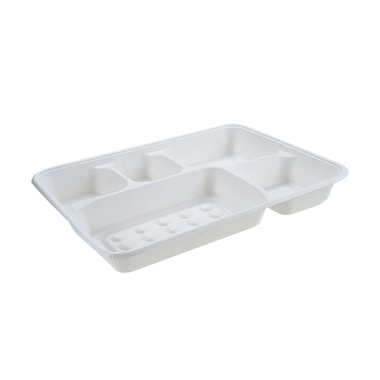 Sugarcane 5 Compartment Deep Tray