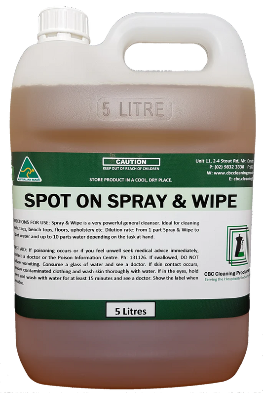 Bingo 20L Spray and Wipe