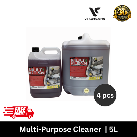5 litre multi purpose degreaser carton of 4 for commercial kitchens floors and facilities in Australia