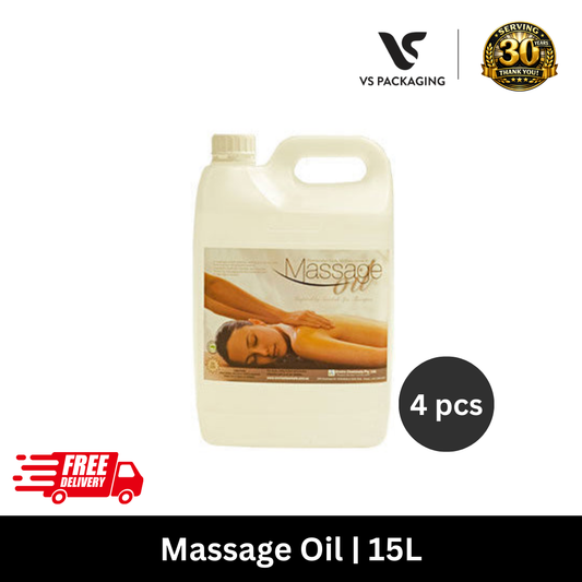 5 litre clear unscented massage oil carton of 4 for therapists spas and physio clinics in Australia