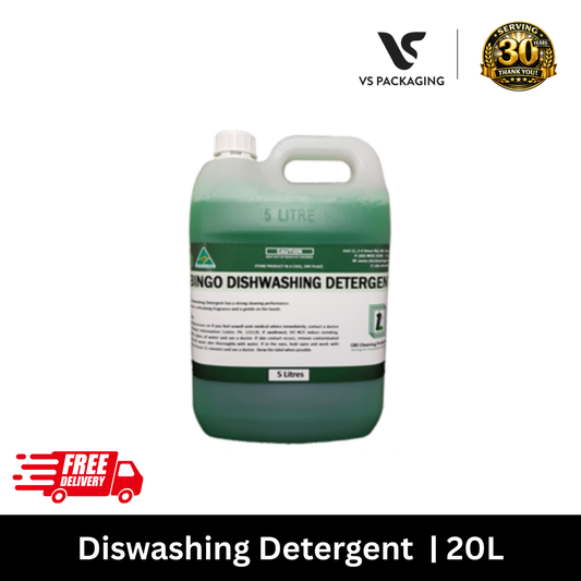 20L Commercial Dishwashing Detergent – Green Bulk Drum for Professional Kitchens VS Packaging
