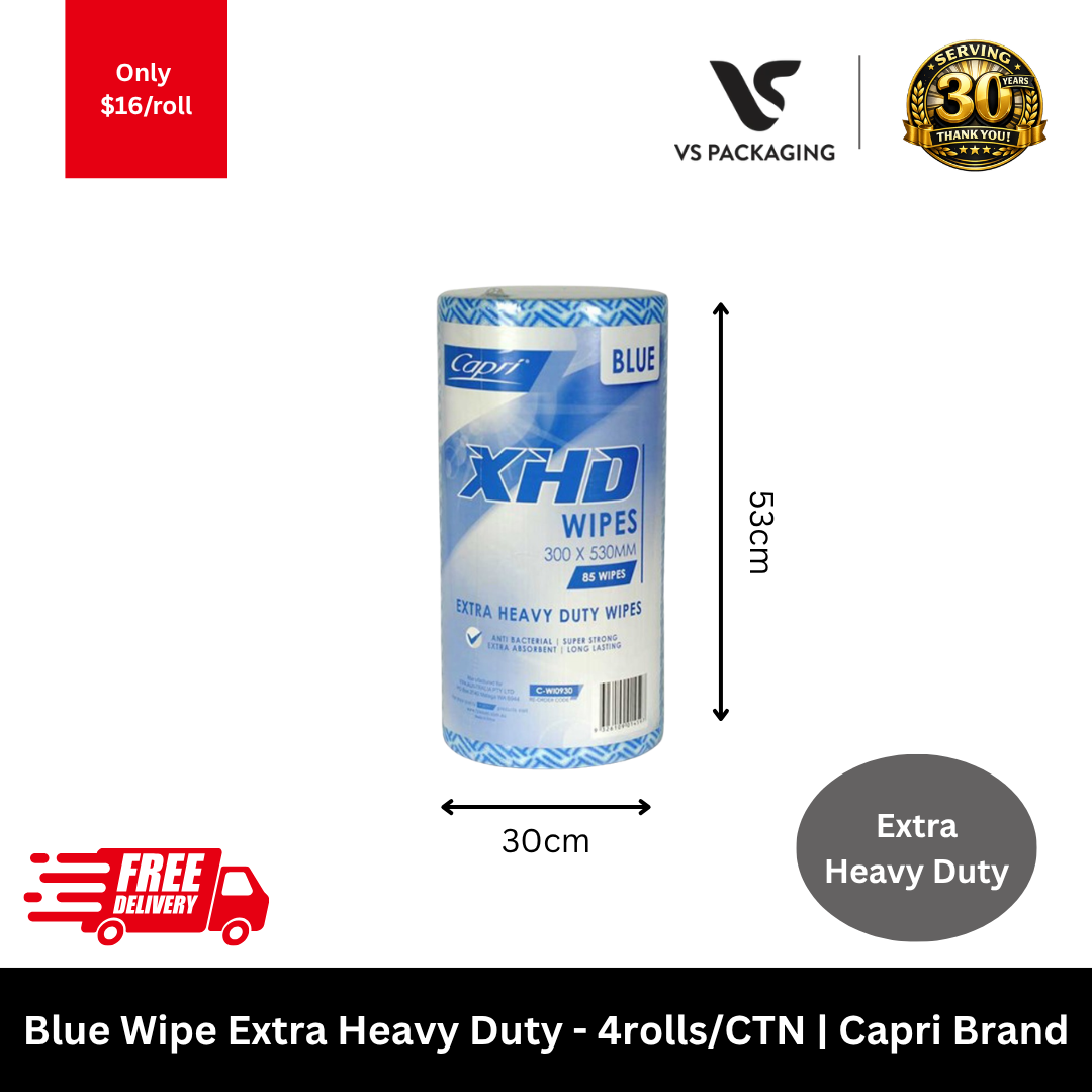 capri blue extra heavy duty wipes large cleaning sheets industrial wipes 85 sheets pack