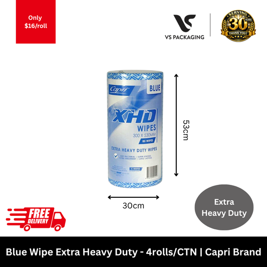 capri blue extra heavy duty wipes large cleaning sheets industrial wipes 85 sheets pack
