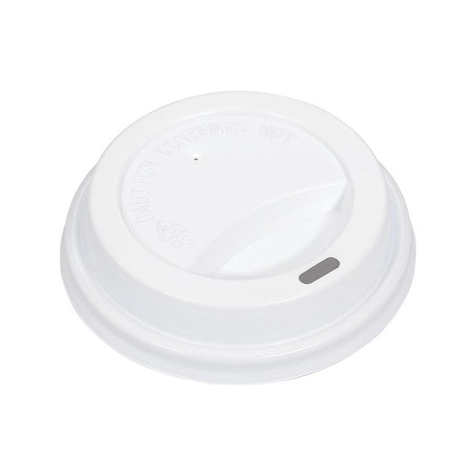 BK 8oz/12oz Paper Cup Lid 80mm White 1000pcs