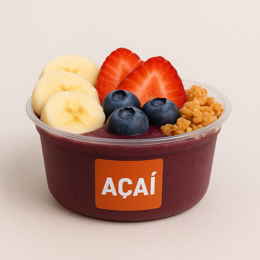8oz Custom Printed PET Acai Bowl – 2 Colour Logo – 350ml – 10,000pcs