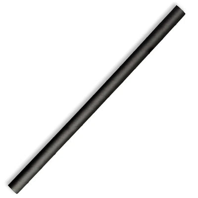 black paper straw 8mm 200mm