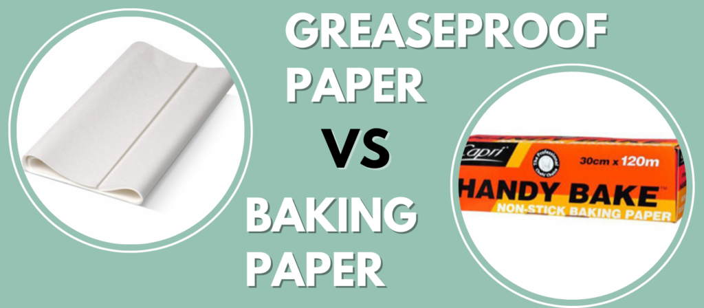 Differences between baking paper, parchment paper and wax paper
